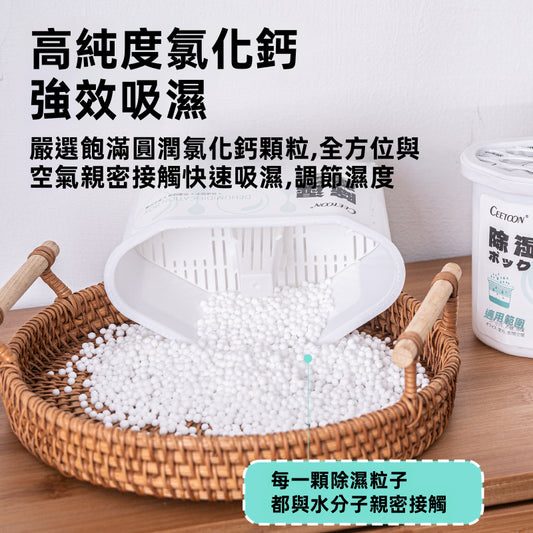 Ceetoon 強效集水除濕盒 (500ml) | 倒置不漏水 防潮防黴 物理抽濕盒 衣櫃/房間/鞋櫃適用