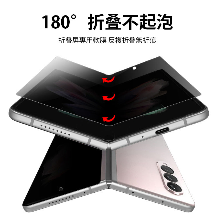 Samsung Galaxy Z Fold 5 防窺水凝貼:保護你的私密數據 (內屏+外屏)
