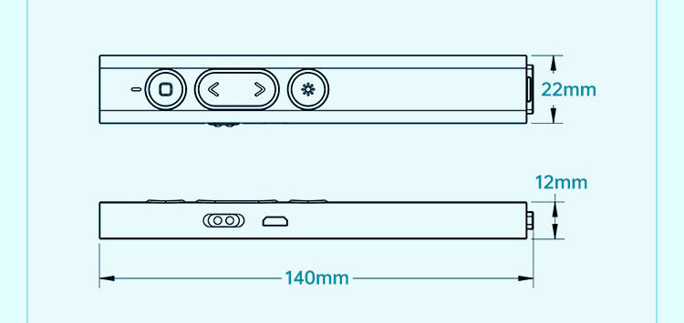 全新升級 多媒體 Laser Presentation Remote 雷射筆簡報遙控器 B2