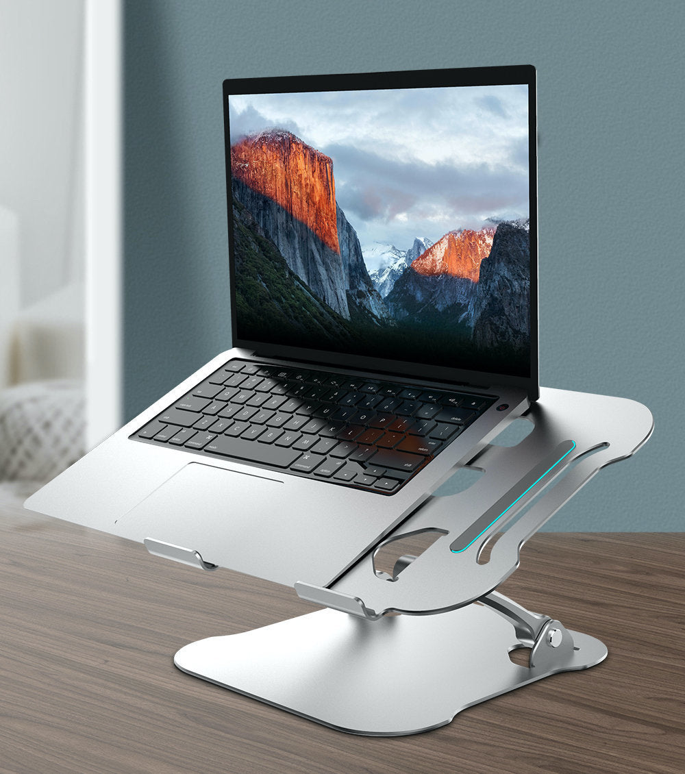 鋁合金筆記型電腦支架|多角度升降調節|承重 12.5kg|適合 11-17寸 MacBook