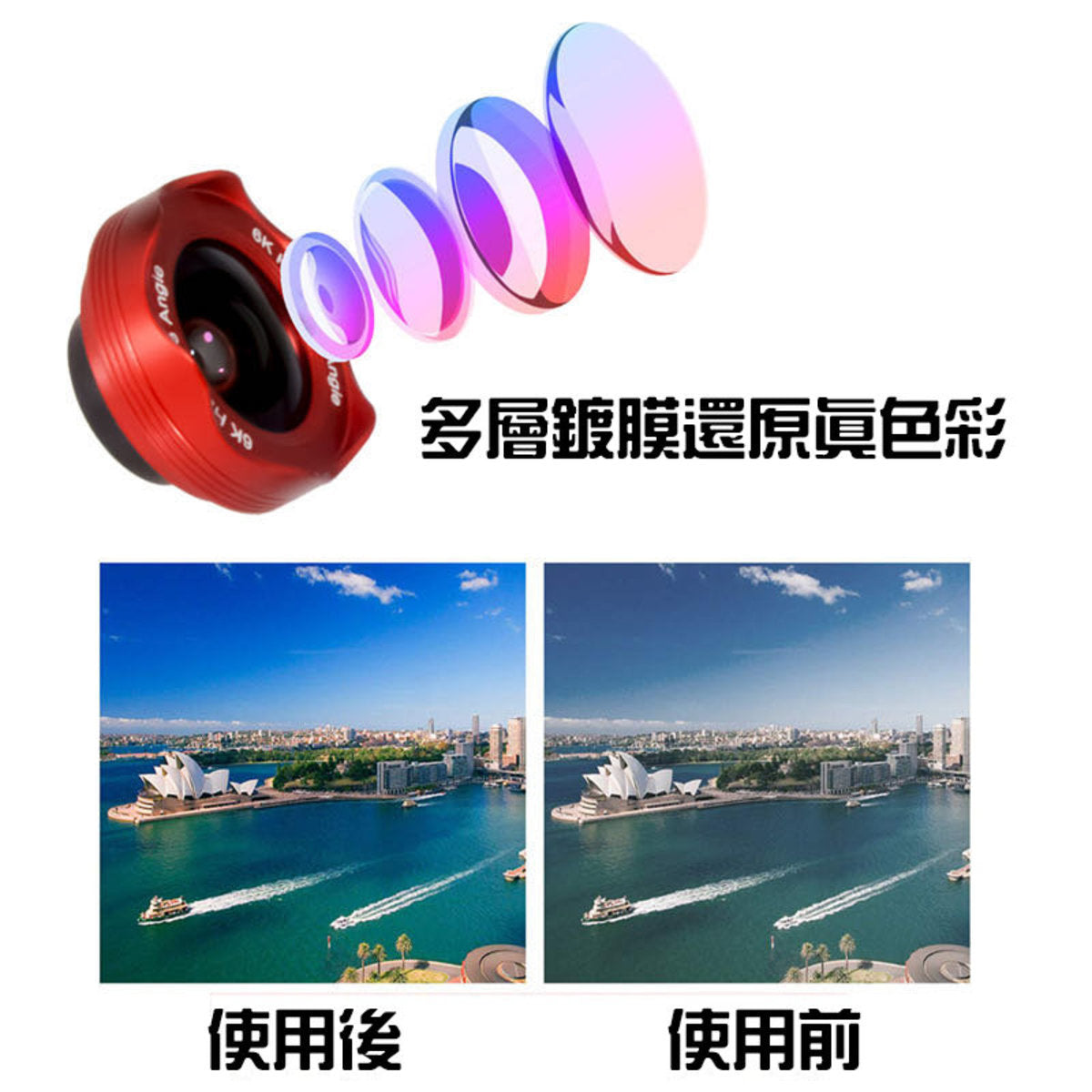 Unaltered HD Ultra-Wide Angle Lens