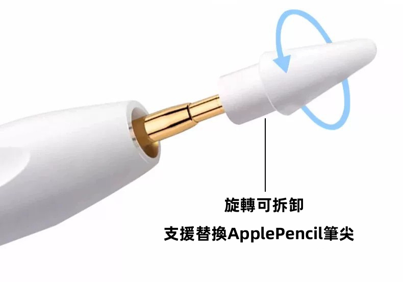 iPad 磁吸無線充雙充智能觸控筆｜Type-C、傾斜壓感、防誤觸