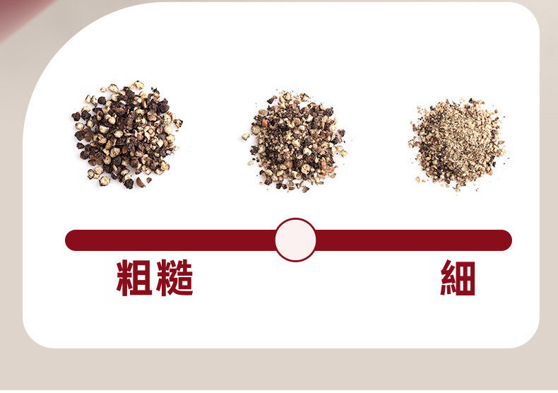 【Ankou】Type-C充電式電動研磨器 | 一鍵自動研磨 無極調檔粗細 自帶防塵底座 椒鹽/黑胡椒/玫瑰鹽（紅/奶油色）