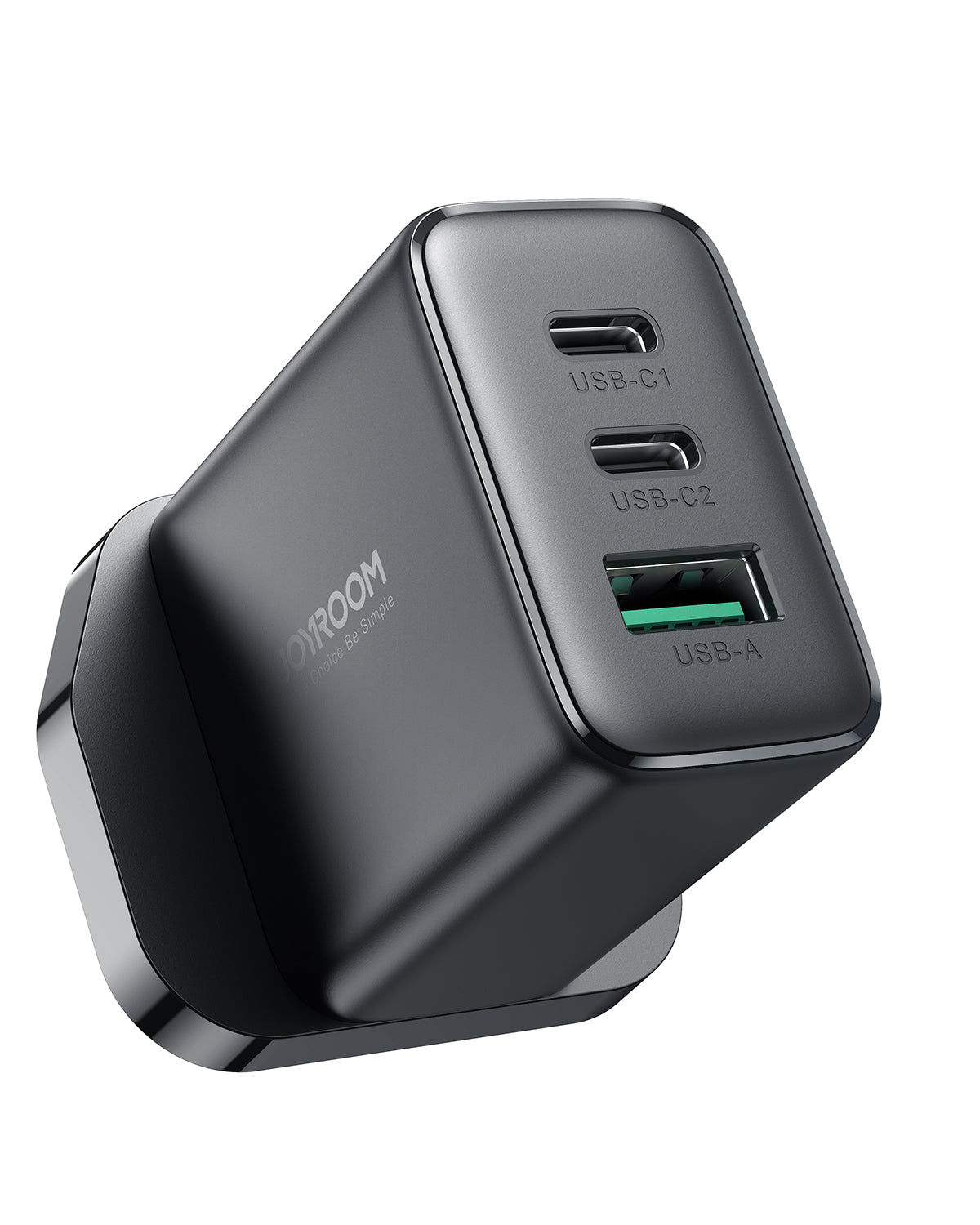 【JoyRoom TCF10】32W 三口迷你快充插頭 | 2x USB-C + 1x USB-A 多口同時快充 過壓過充保護 (iPhone/Android/iPad通用)