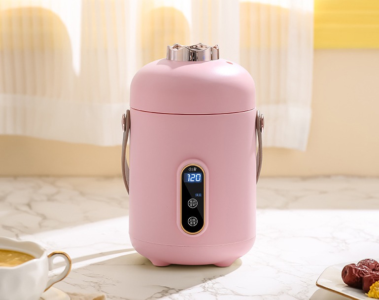 Ricebear 小熊 多功能便攜智能電燉杯 0.9L 500W 聚能環繞快燉 陶瓷釉不黏內膽 9小時預約 長效保溫 靜音防溢 煲湯煮麵 辦公室養生 BB輔食 糖水