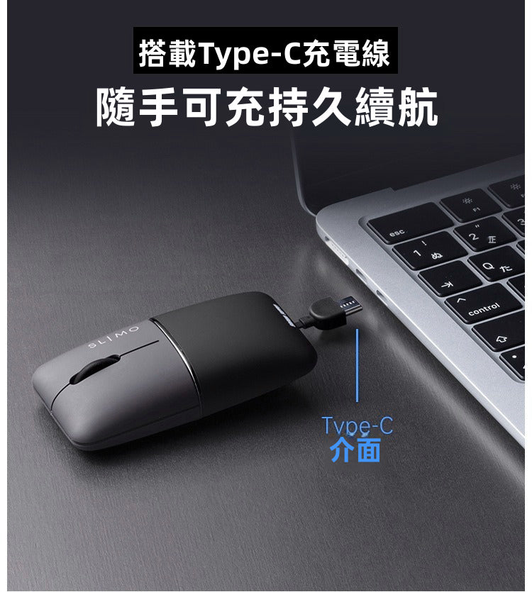 【日本SANWA】SLIMO 口袋型雙模無線滑鼠 | 僅重42g 信用卡大小 靜音輕音按鍵 附6檔折疊支架+防刮絨布袋