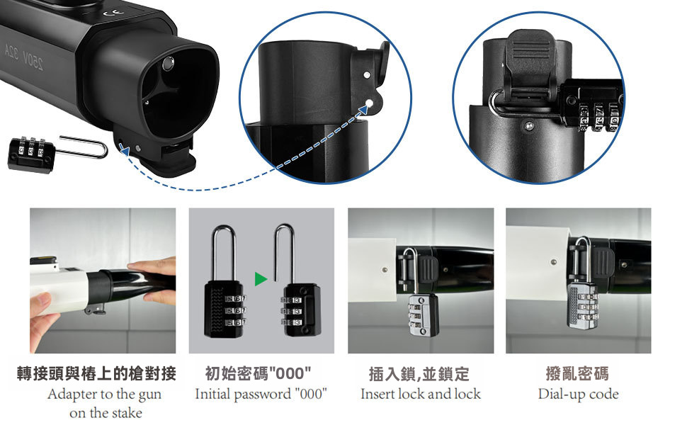 Tesla TPC 轉 Type 2 EV 充電轉接頭 32A 250V TPC槍轉Type 2車
