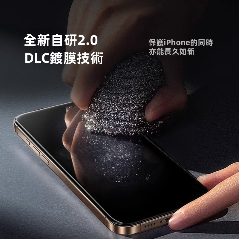 【Fxxking Easy】iPhone 康寧玻璃保護貼 | 零技巧超易貼！附自動除塵秒貼盒 2.0 DLC鍍膜 0.2µs防爆膜