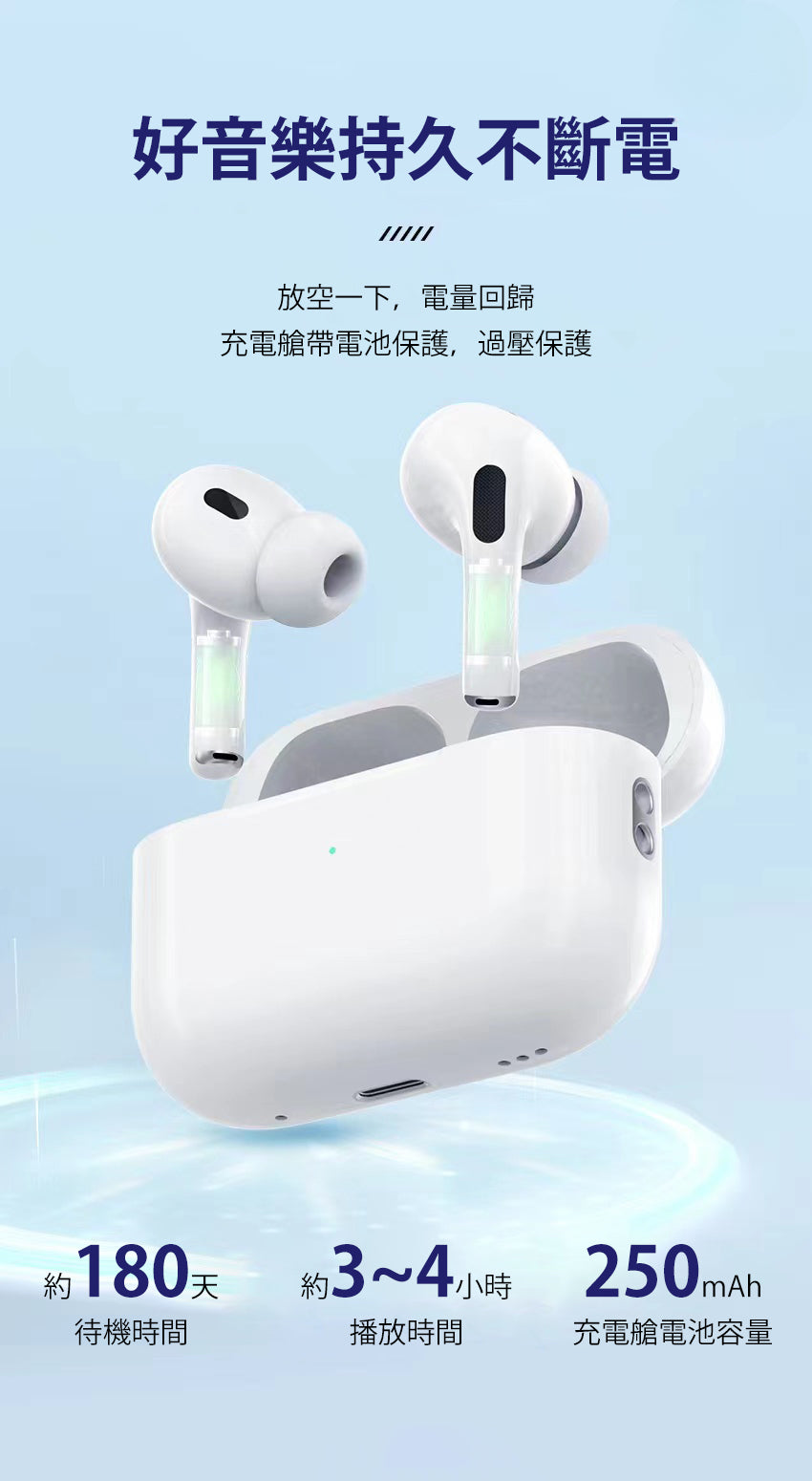 Pods Pro 第3代 真無線藍牙耳機｜10mm動圈 陶瓷天線 ANC降噪 壓感操控（3款可選）