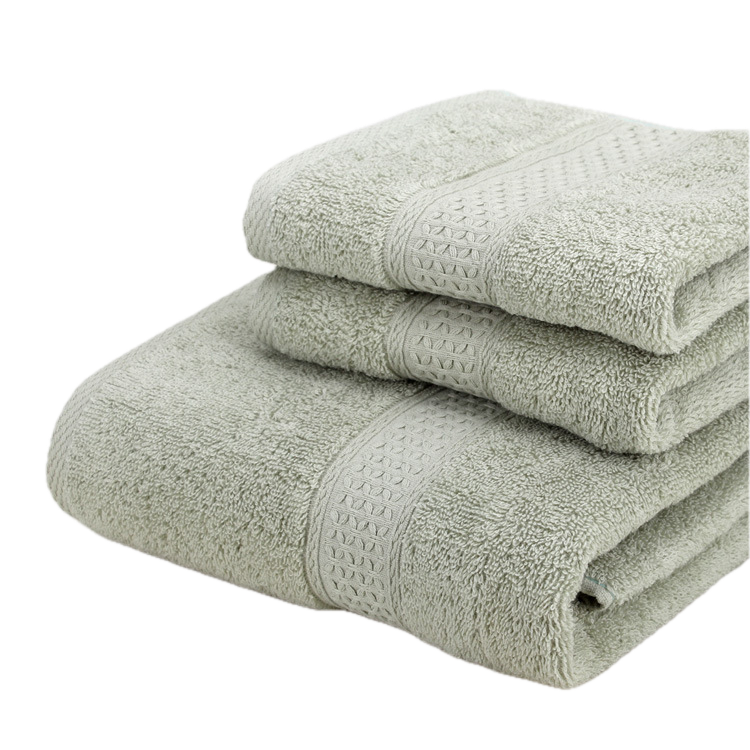 Candy Color Ultra-Soft 100% Cotton Towel 3-Piece Set | Parallel Import