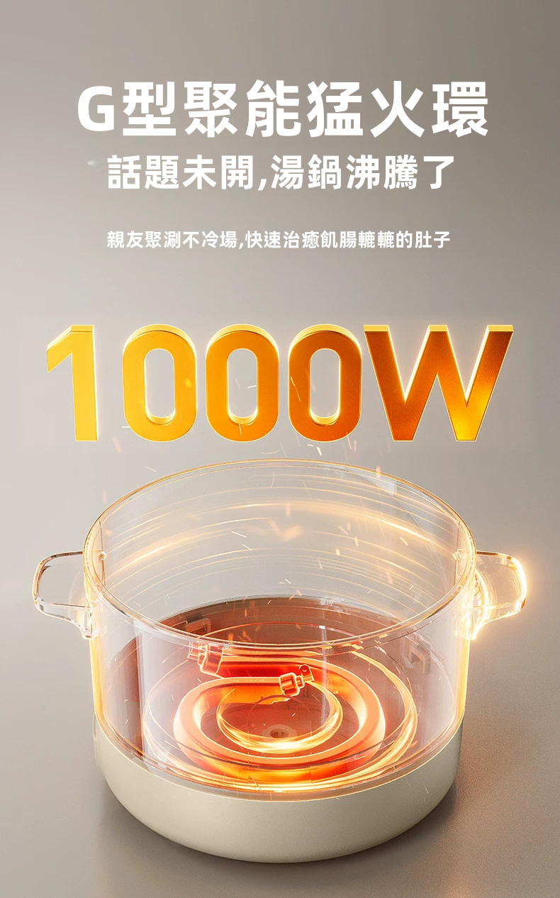 Bear 小熊 2.5L 多功能電煮鍋 DRG-Q25W2 上蒸下煮 麥飯石不黏塗層 附不銹鋼蒸籠