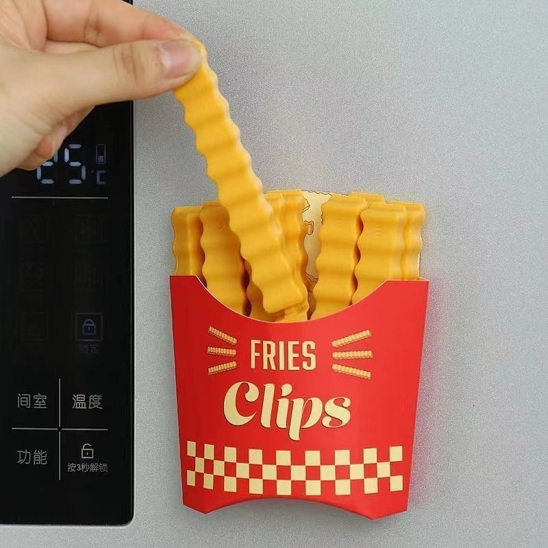 薯條造型食物密封條：為你的厨房增添趣味與功能性