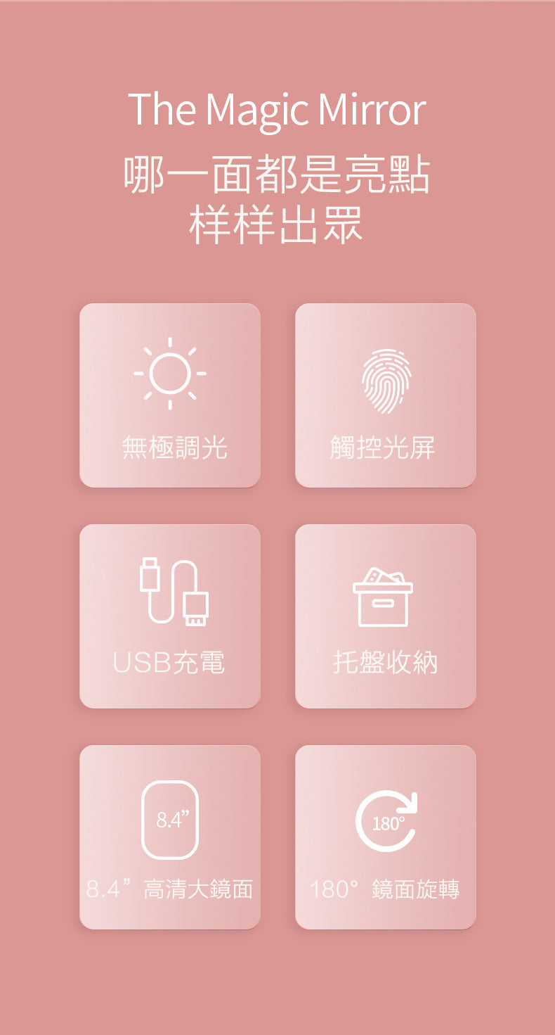 LED智能化妝鏡