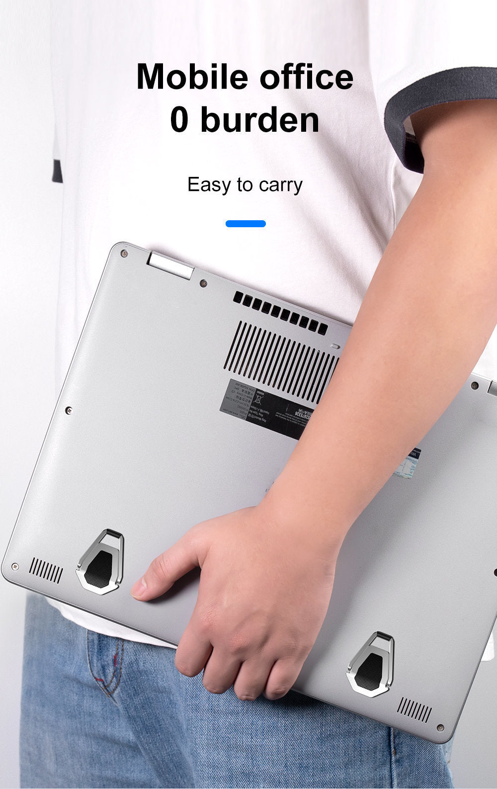 盾牌 MacBook 電腦支架｜鋁合金便攜折疊｜15度人氣工學｜加速散熱