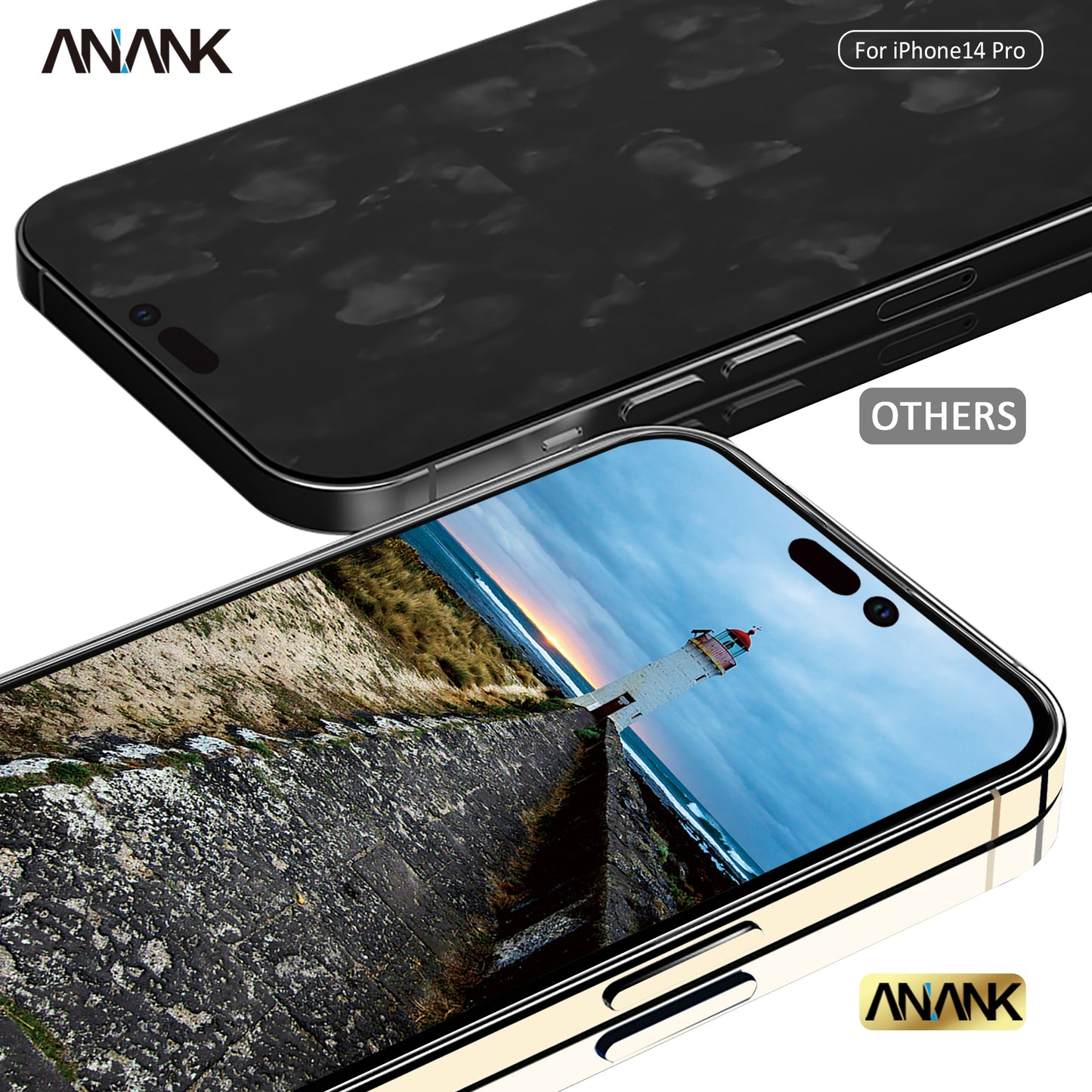 ANANK iPhone 17 系列 日本 2.5D抗衝擊 9H 全屏玻璃保護貼