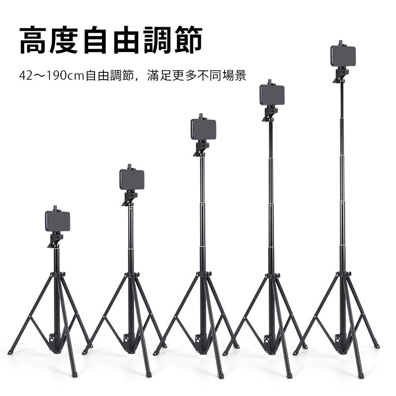 雲騰 VCT-1688L 1.9米 相機/手機三角腳架 藍芽自拍桿 自拍手機架
