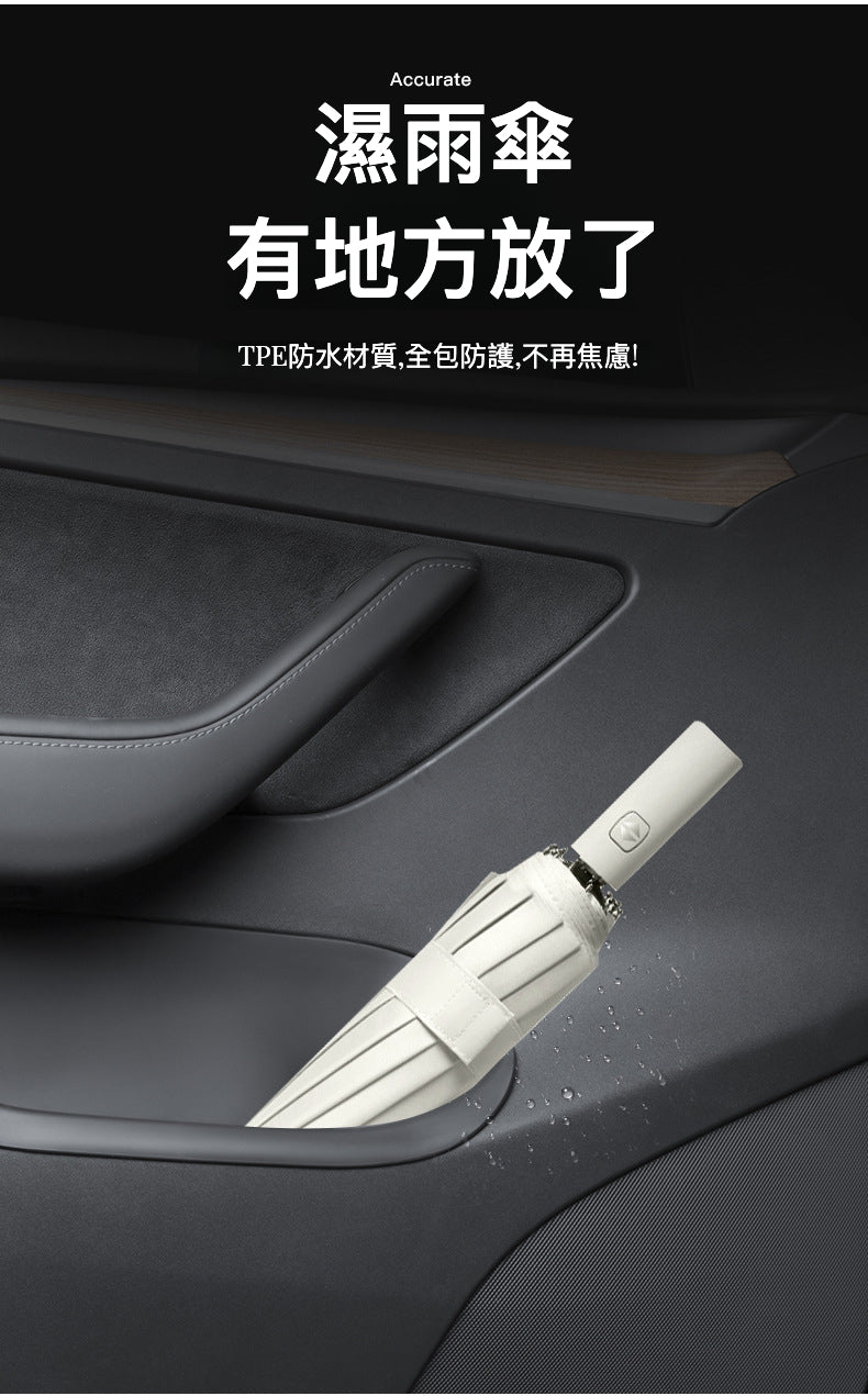 全新升級TPE '真全包'門槽儲物軟盒 - 專為Tesla Model 3 2023