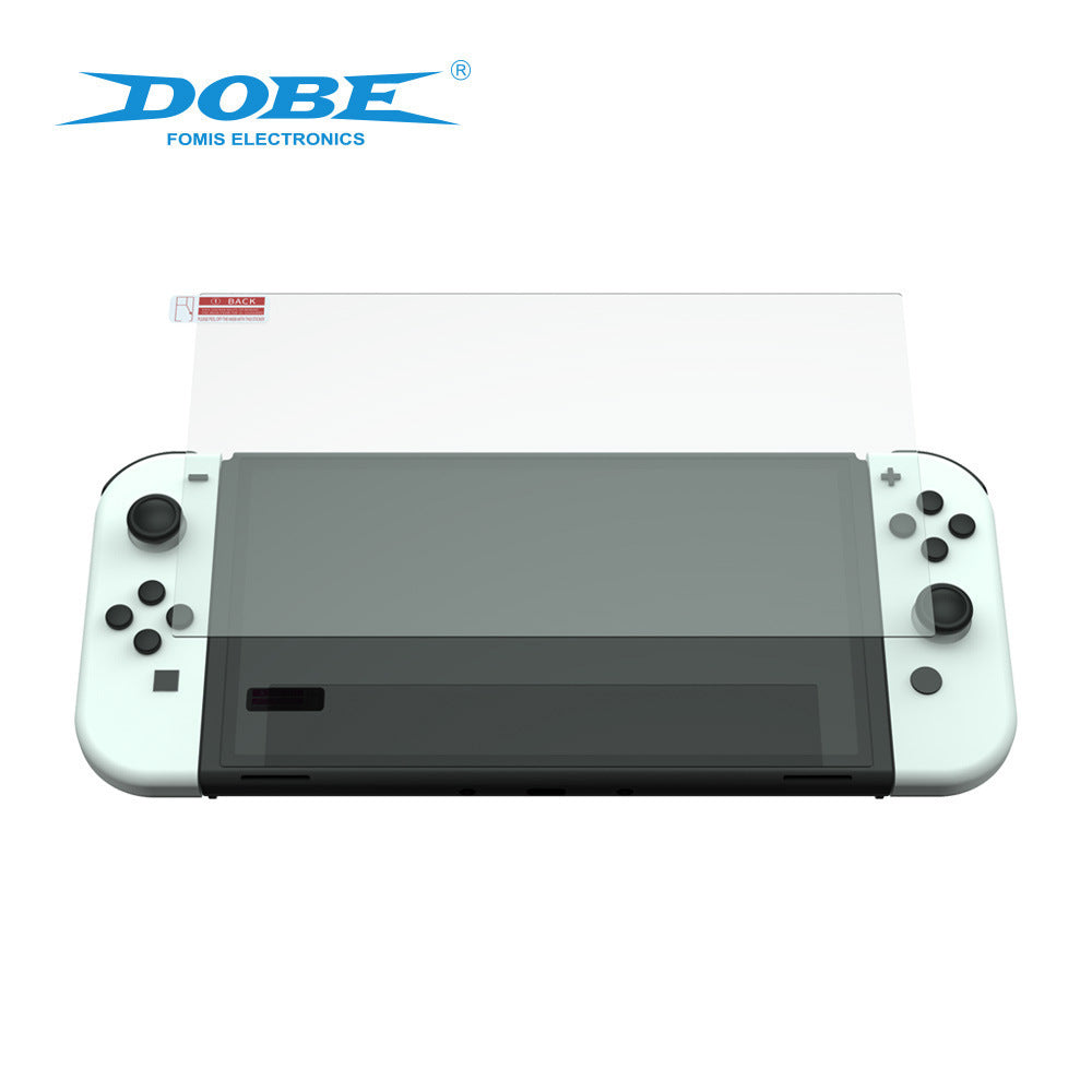 DOBE [2件裝] Switch OLED 任天堂 高清 玻璃膜 鋼化膜 保護膜 玻璃貼 保護貼 減少指紋 TNS-1156