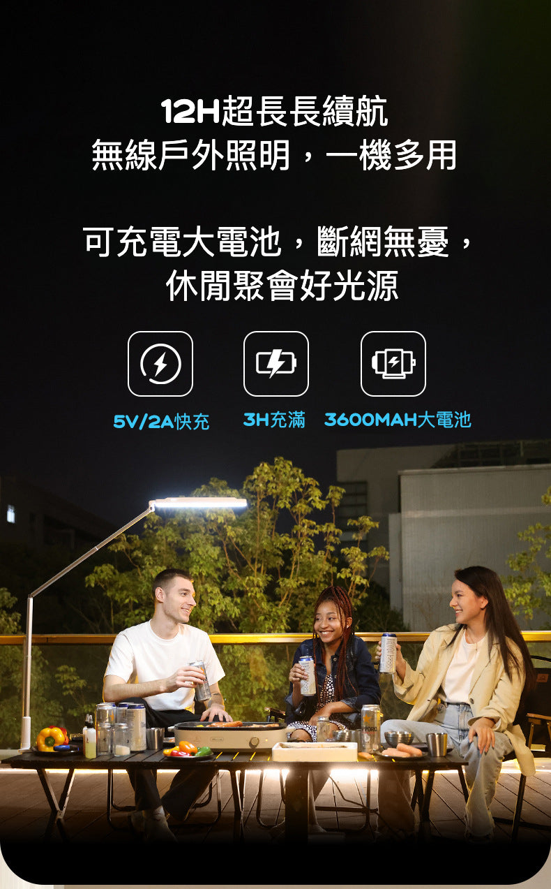🌟 T6夾式折疊LED燈—照亮您的每一刻！ 🌟