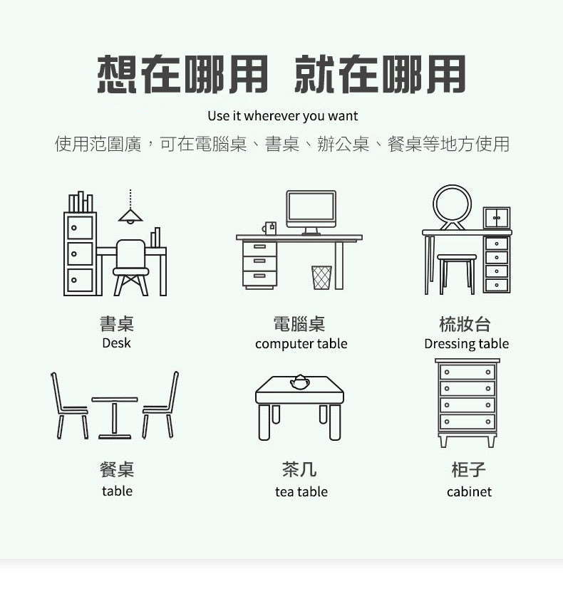 皮革雙面書枱墊 電腦墊 滑鼠墊 柔軟舒適 辦公桌 書房 書桌滑鼠墊