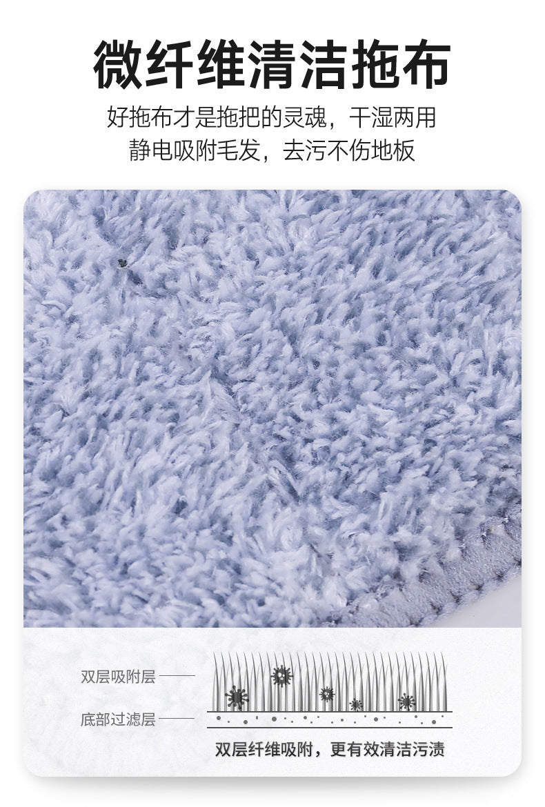 免手洗平板拖把+可折疊拖把桶: 最佳清潔解決方案