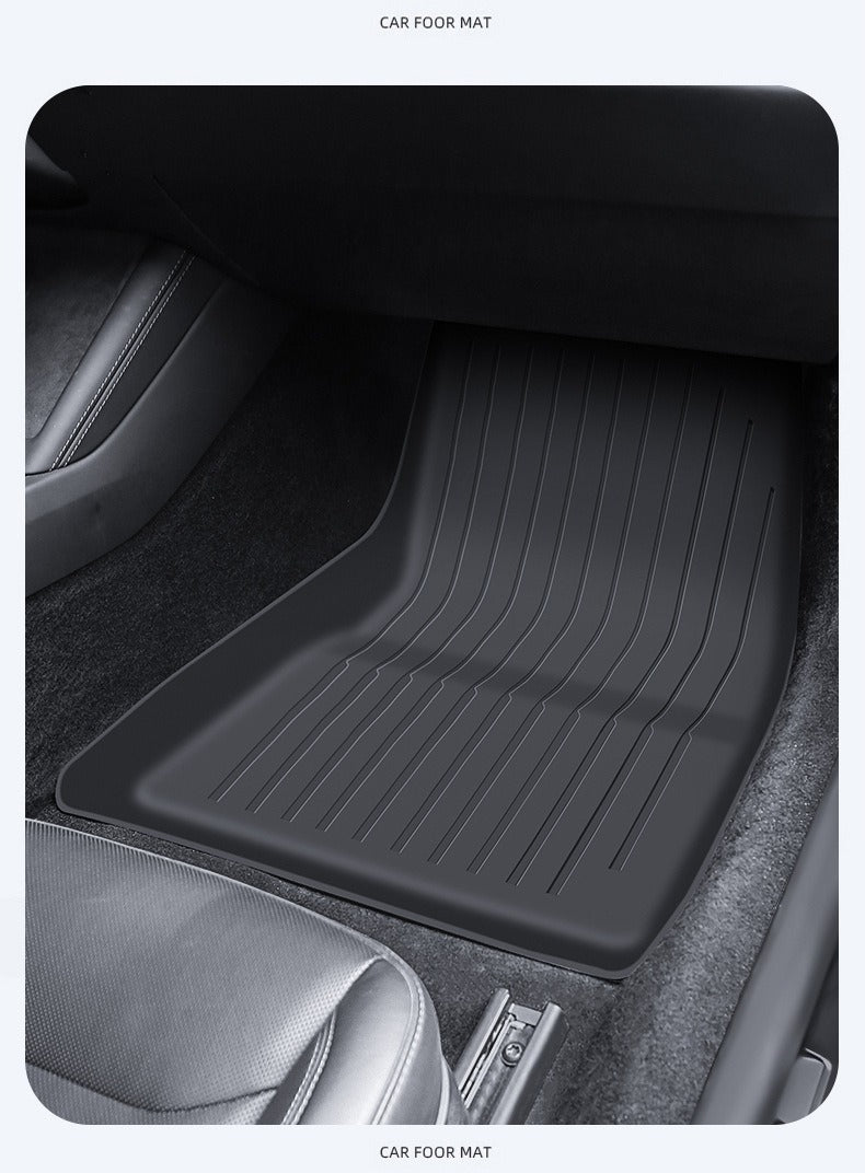 🚗✨ 煥新版 Model Y 專屬腳墊 TPE 3件套——定製而來，全面守護！