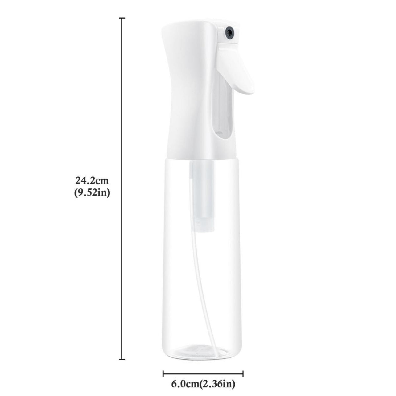 衛生酒精 高壓噴霧瓶 消毒噴霧瓶 口罩盒消毒 - 白色 300ml 可放Dettol 漂白水