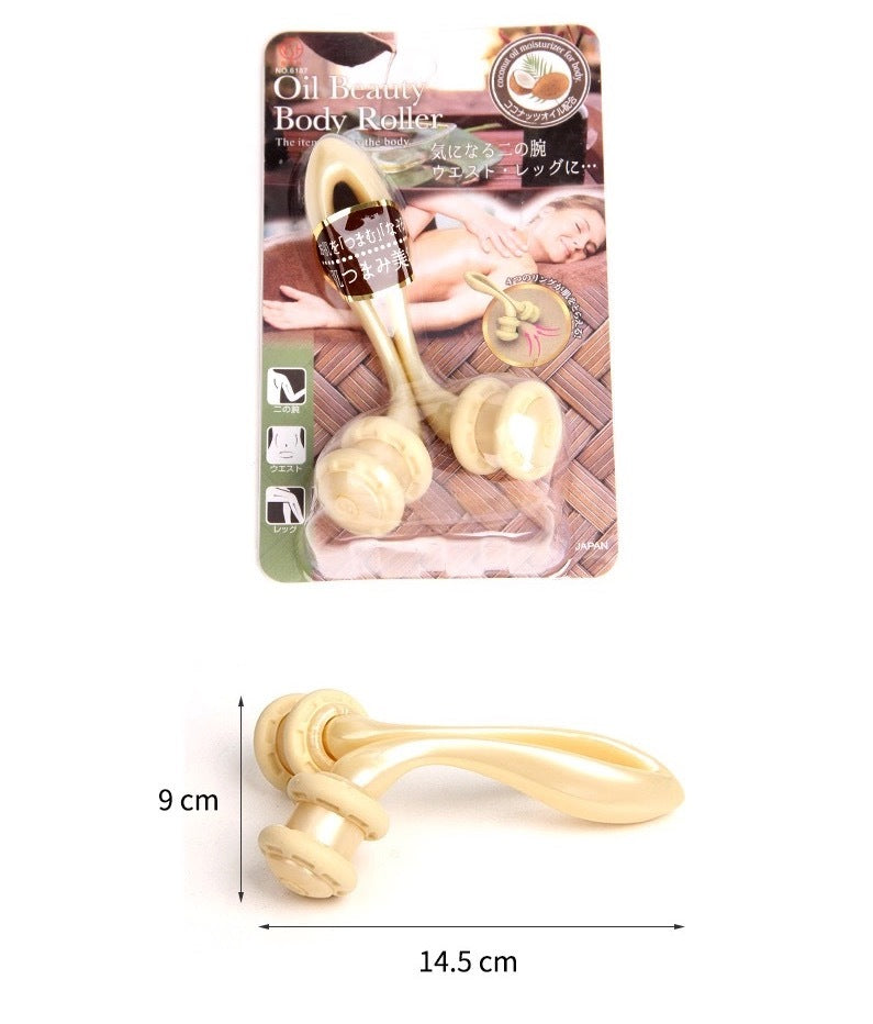 日本品牌 NSH No:6187 纖體舒筋按摩器 瘦腿按摩 滾輪按摩器（1枚入）