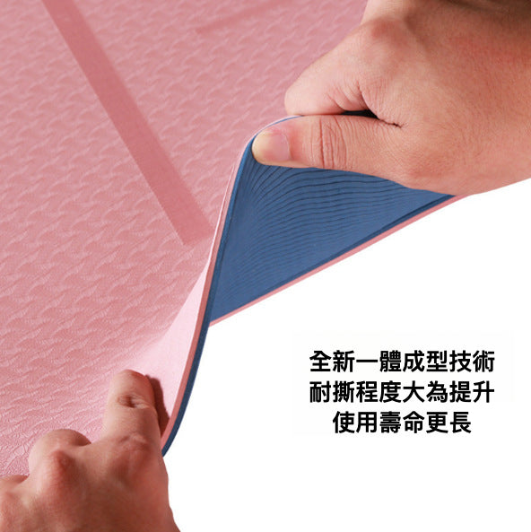 環保TPE 6MM瑜珈墊 瑜伽墊 雙面防滑 色彩豐富