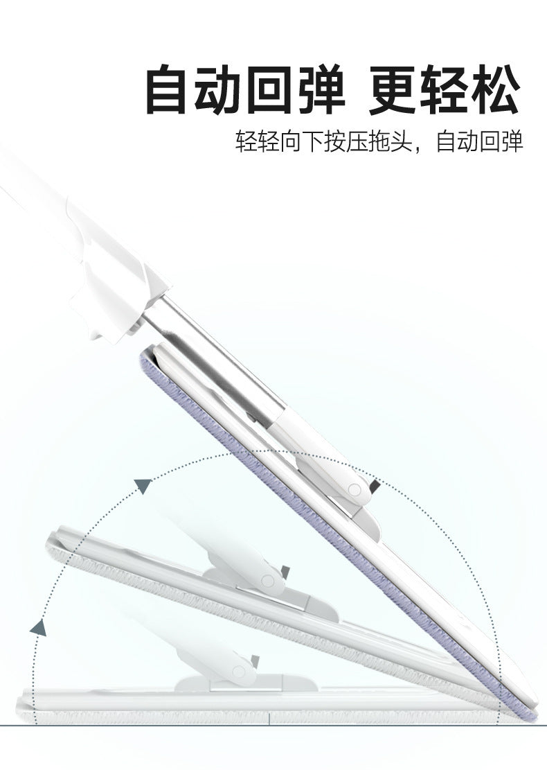 免手洗平板拖把+可折疊拖把桶: 最佳清潔解決方案
