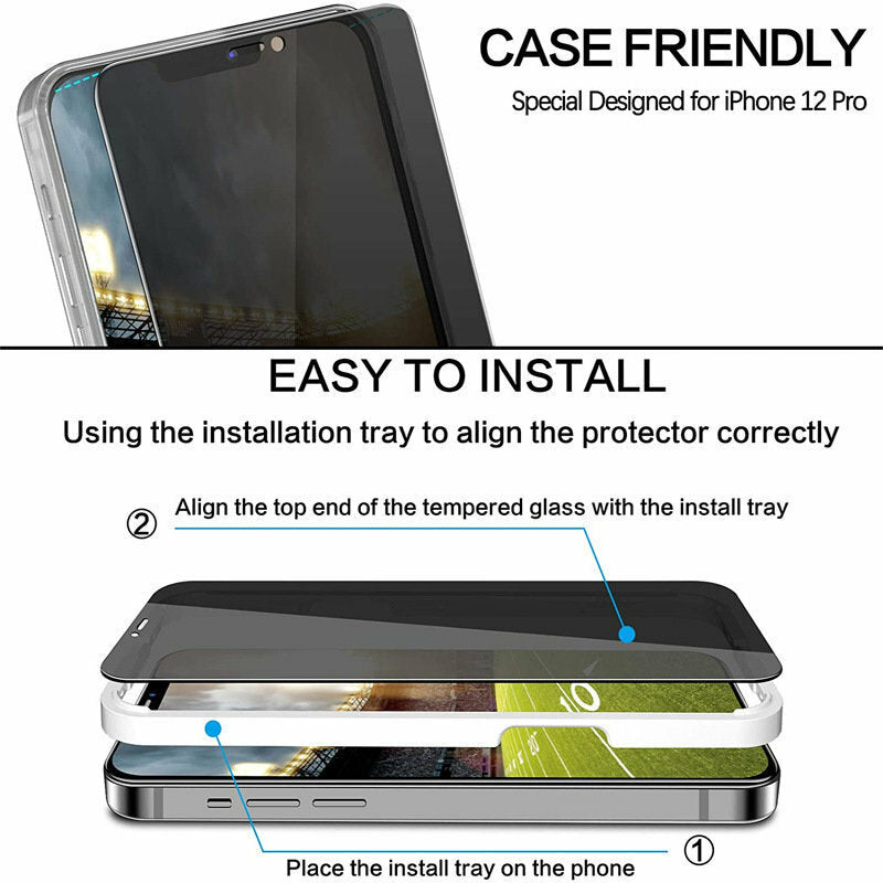 ALOFT (3片裝) iPhone 13 / iPhone 13 Pro 6.1吋 保護貼高清全屏防偷窺Glass Pro+ 9H鋼化玻璃手機手提電話螢幕保護貼(精孔防窺)