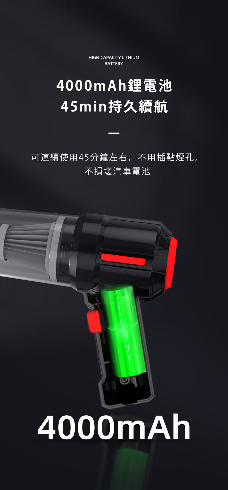 SUITE ST-6629 3合1迷你無線吸塵機+電泵+抽真空 3 in 1 Air Pump & Vacuum Cleaner