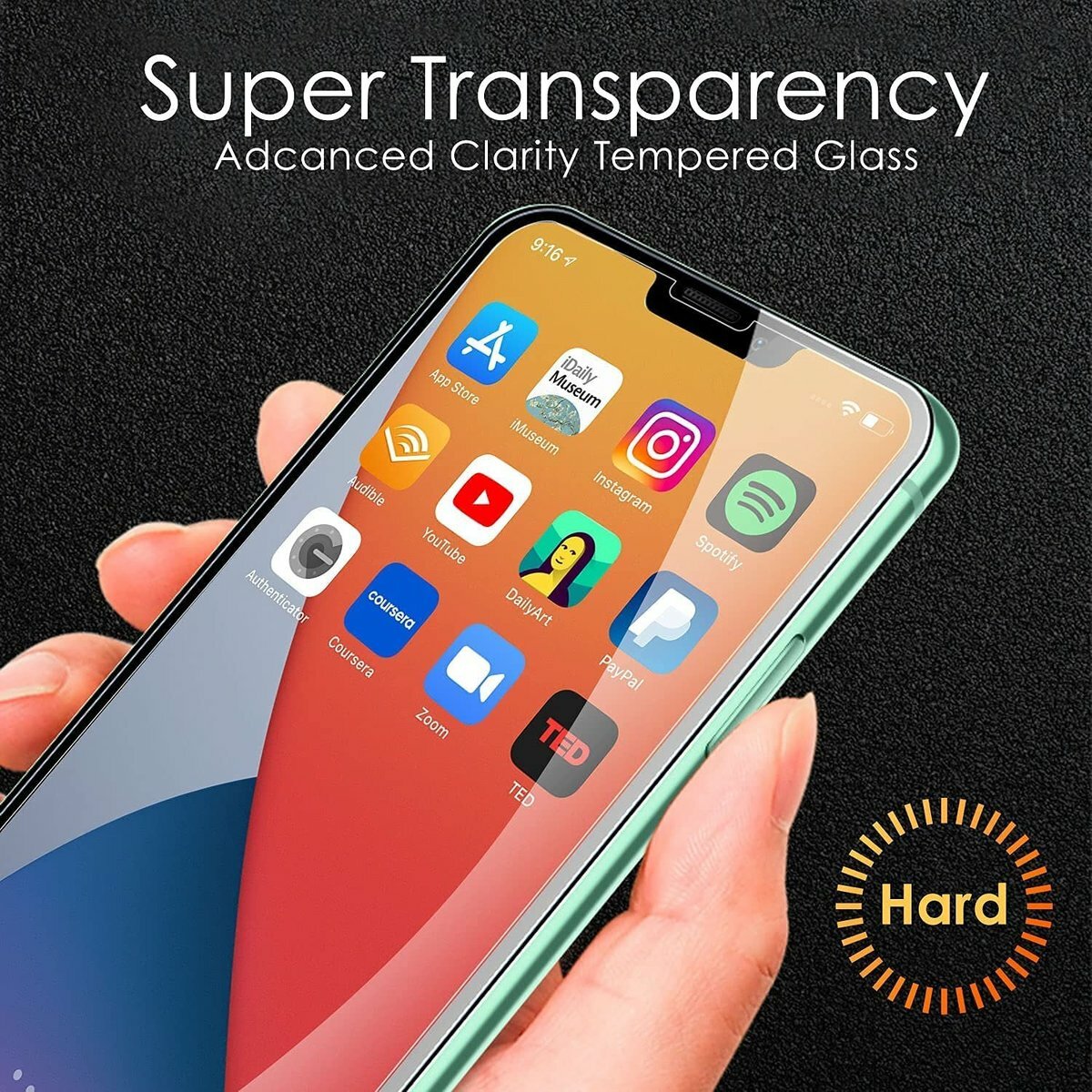 ALOFT (3片裝) iPhone 13 / iPhone 13 Pro 6.1吋 保護貼高清全屏Glass Pro+ 9H鋼化玻璃手機手提電話螢幕保護貼(透明小糟)