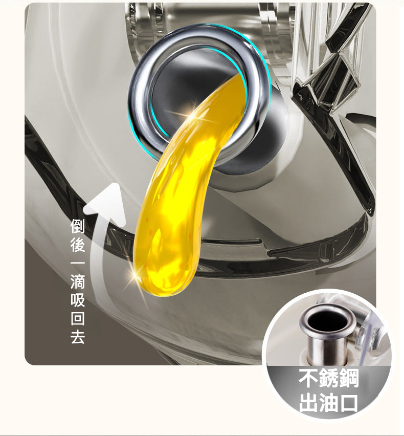 全新升級第3代噴/倒兩用油壺：強霧化，自動開合，550ML大容量