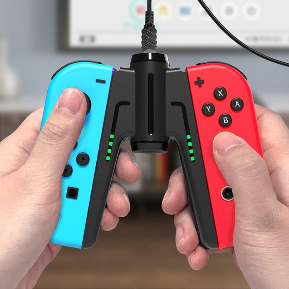 🎮 JOYCON充電握把 | 邊玩邊充，暢玩無阻！ 🔋