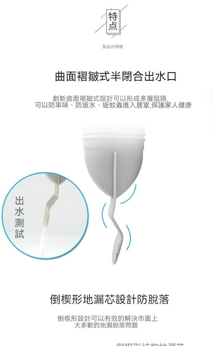 SP SAUCE H-3626 過濾地漏｜排水防串味防迎水防蚊蟲一體