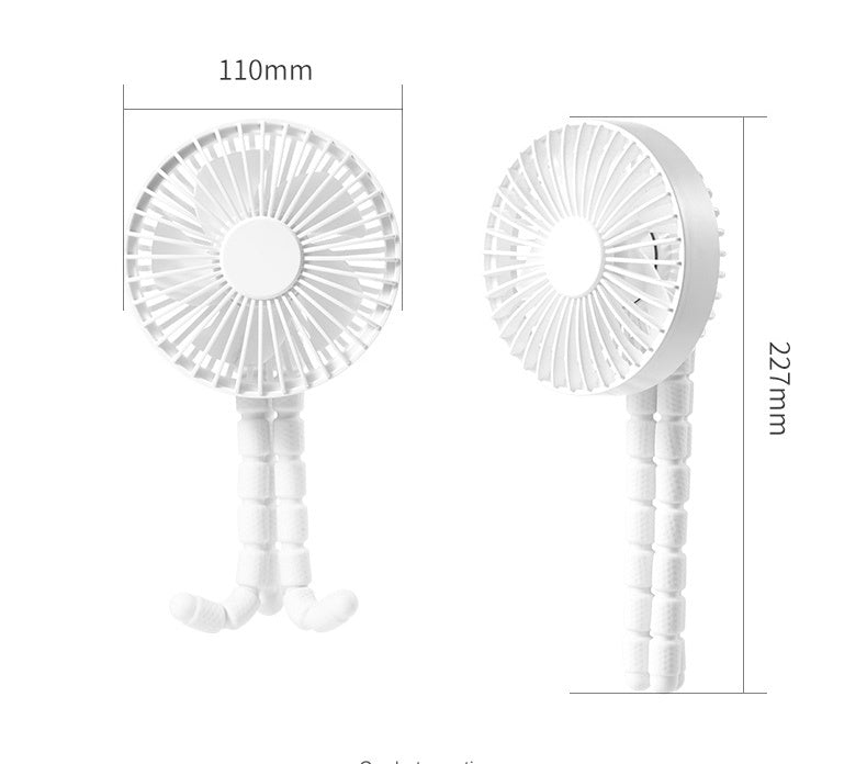 三腳架自動搖頭風扇 GXZ-F1017 八爪魚電風扇 迷你電風扇 小風扇 嬰兒車小風扇