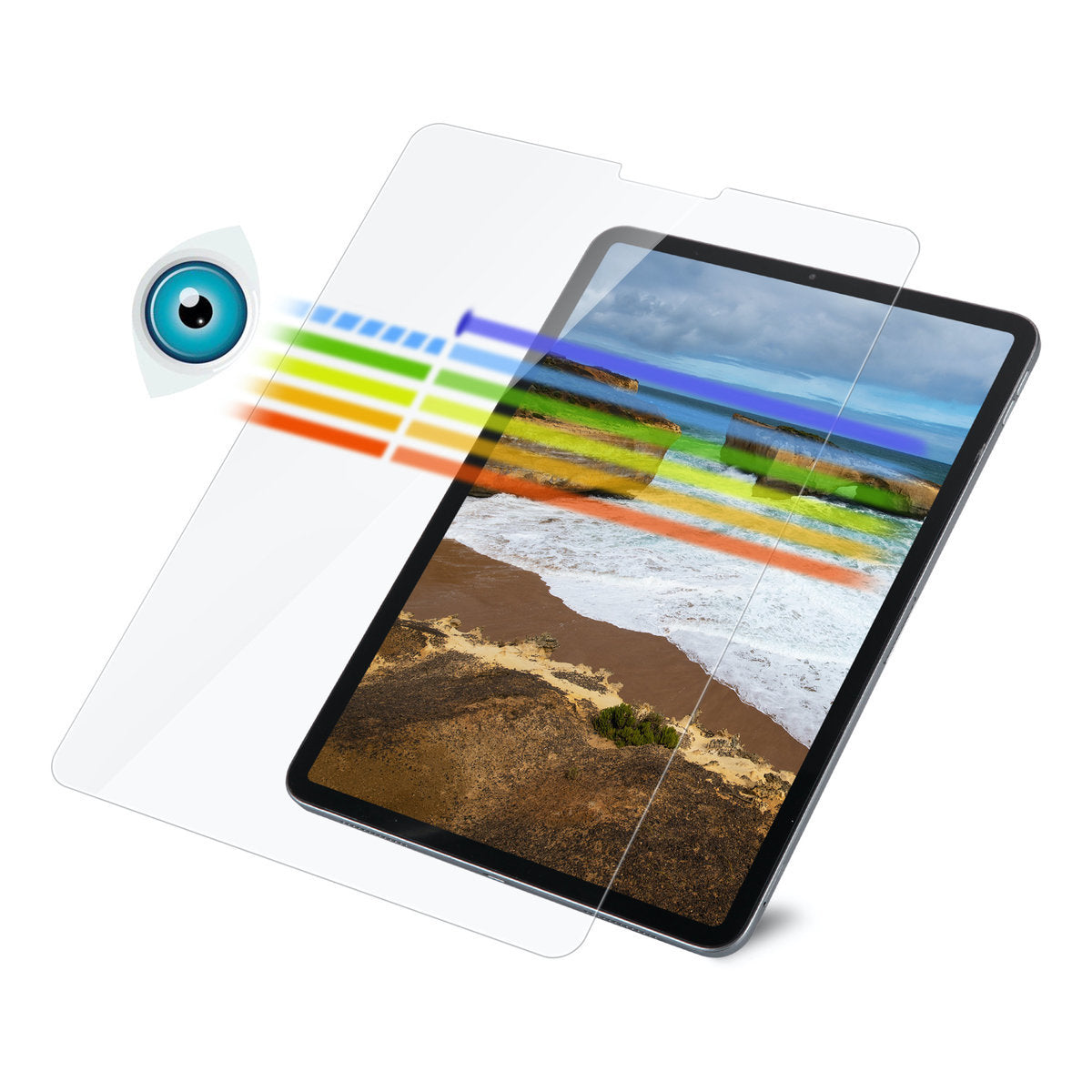 ANANK iPad 全屏無色抗藍光玻璃貼｜日本 3D 9H｜韓國 LG 物料｜兒童大人保護眼睛首選