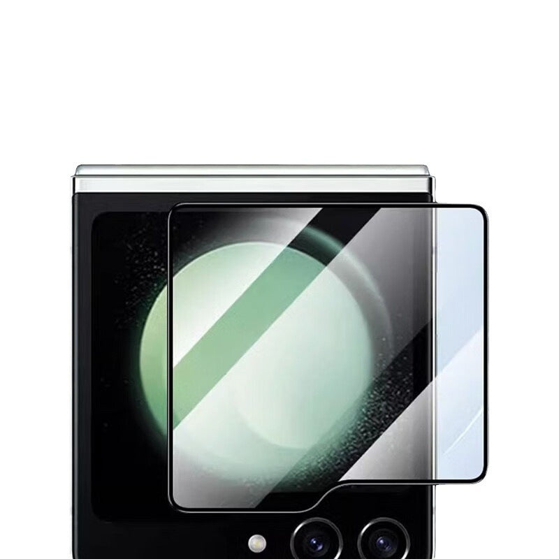 Samsung Z Flip 5 高清玻璃貼（外屏）：無縫貼合，全屏覆蓋，4K高清