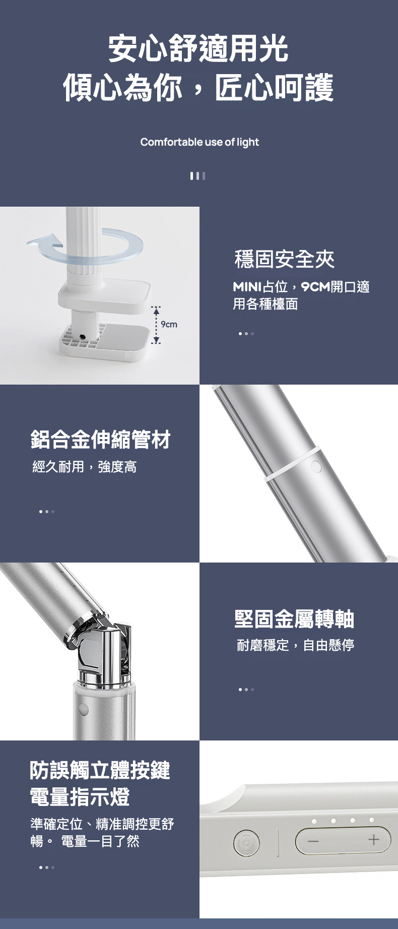 🌟 T6夾式折疊LED燈—照亮您的每一刻！ 🌟