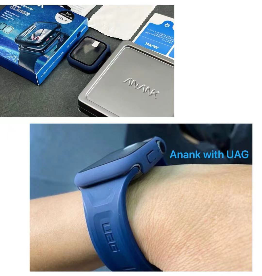 ANANK Apple Watch 45MM一體式保護殼(玻璃膜＋保護框）