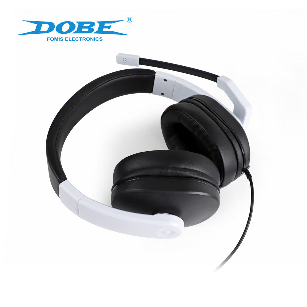 DOBE 頭戴式立體聲有線耳機帶麥克風組 - 適用於 PS5/PS4/Xbox Series X|S/Xbox One/Nintendo Switch/Switch OLED