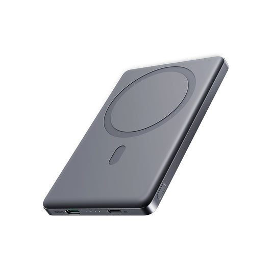 全新發布！JoyRoom JR-PBM08 20W超薄金屬磁吸無線充行動電源5000mAh