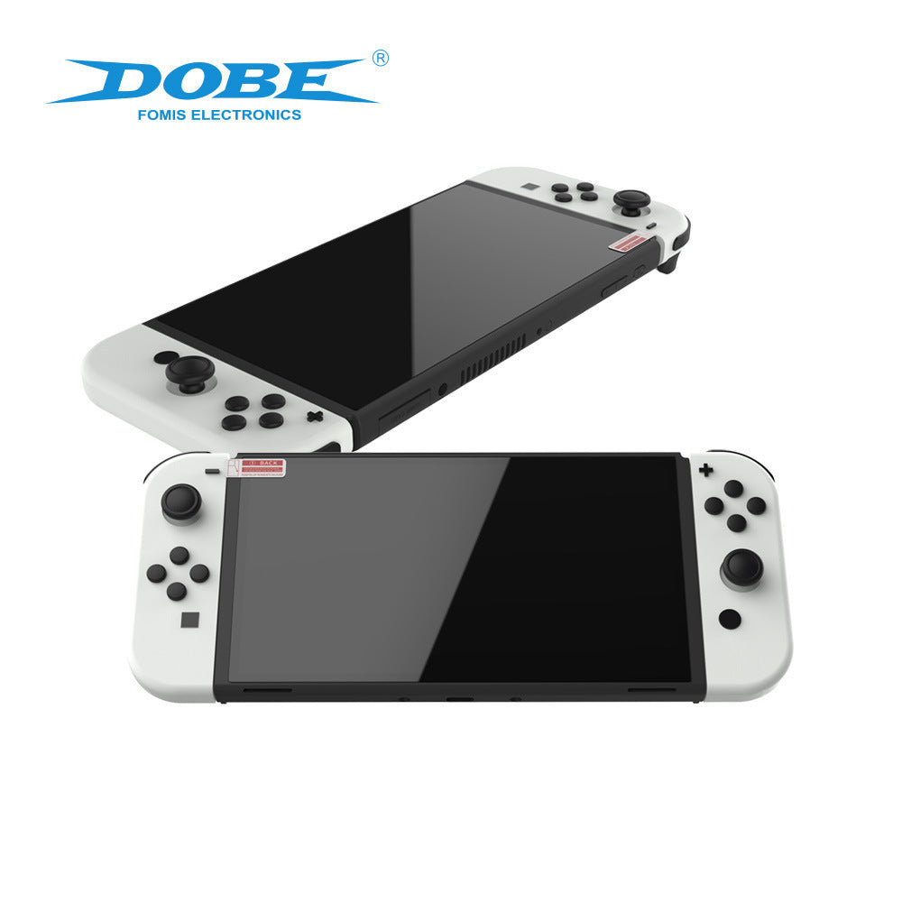 DOBE [2件裝] Switch OLED 任天堂 高清 玻璃膜 鋼化膜 保護膜 玻璃貼 保護貼 減少指紋 TNS-1156