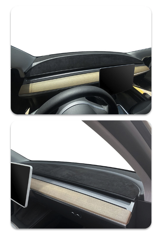 Tesla Model3(2022前)/Y(2024前)儀表台遮陽墊：防曬隔熱、防滑耐磨、無損安裝、精準貼伏