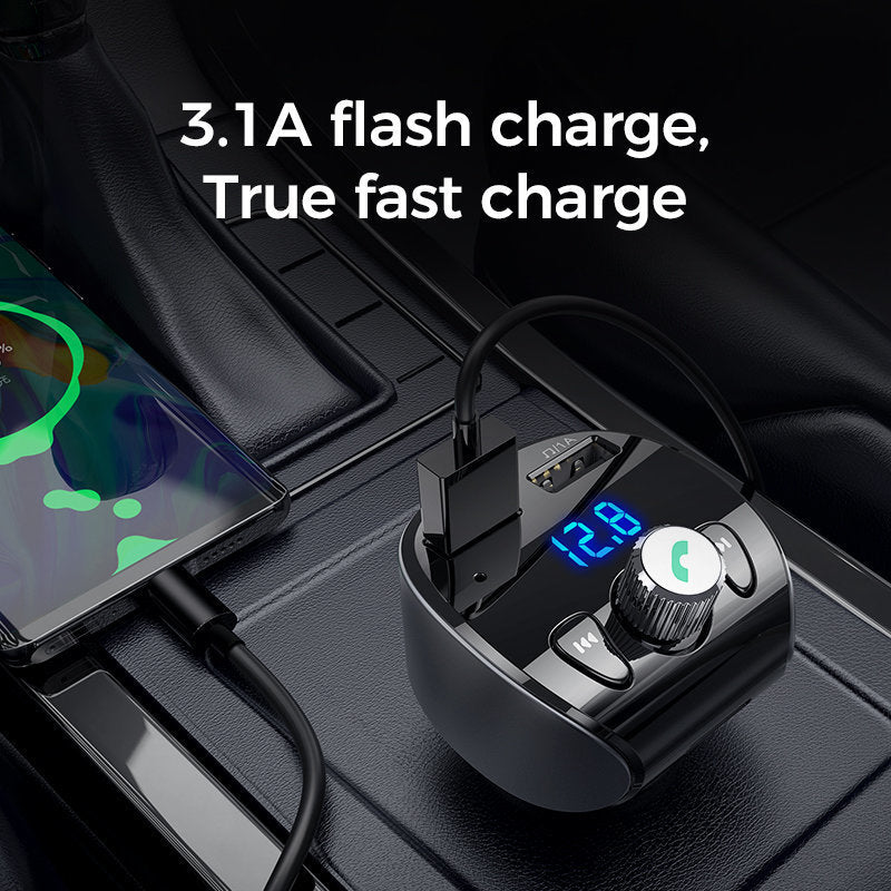 JOYROOM JR-CL02 車用藍牙 MP3 播放器｜QC3.0 快充｜免提通話