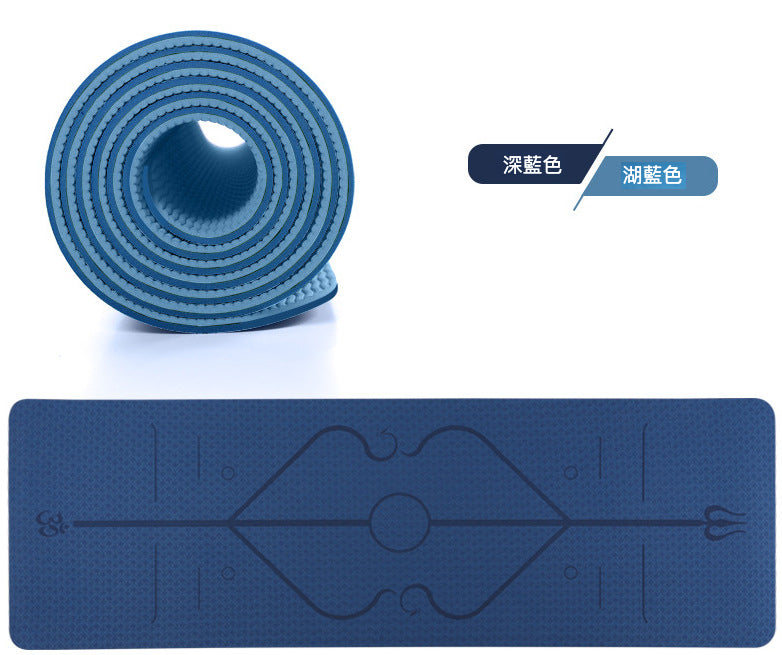環保TPE 6MM瑜珈墊 瑜伽墊 雙面防滑 色彩豐富