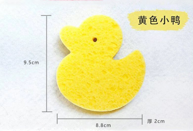 兒童寶寶洗澡海綿沐浴棉擦 (款式隨機）