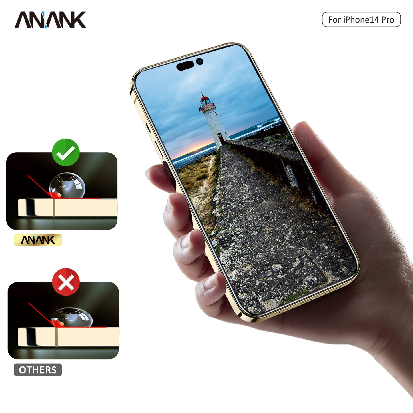 ANANK iPhone 17 系列 日本 2.5D抗衝擊 9H 全屏玻璃保護貼