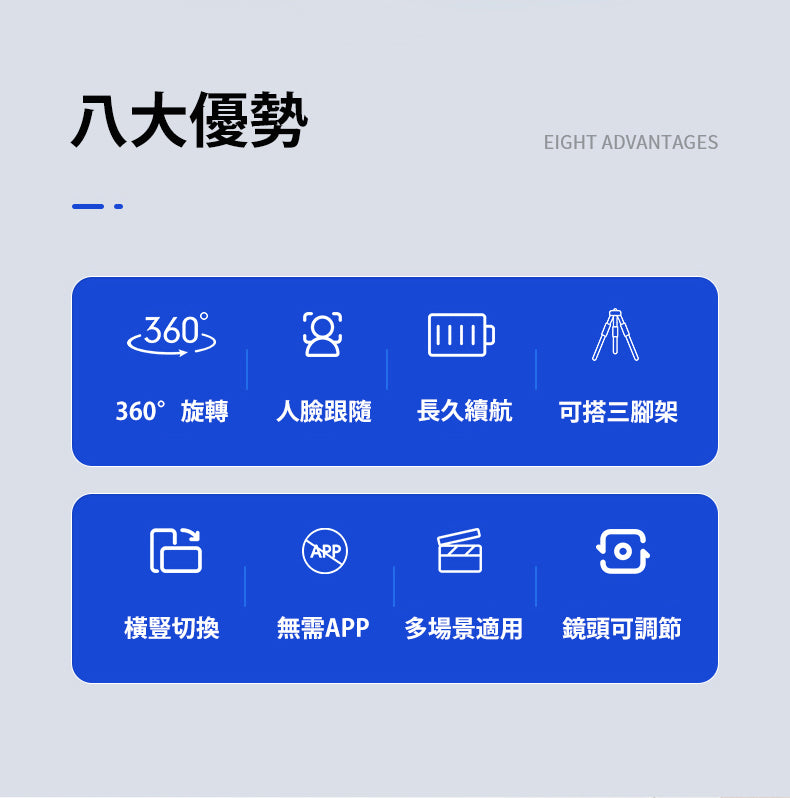 P1智能360°跟拍雲台 AI智能 人臉跟踪 面部追踪 自動對象跟踪